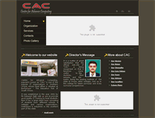 Tablet Screenshot of cac.ac.in