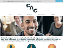 Tablet Screenshot of cac.com.au